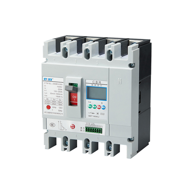 CTM1EL Series Moulded Case Leakage Circuit Breaker