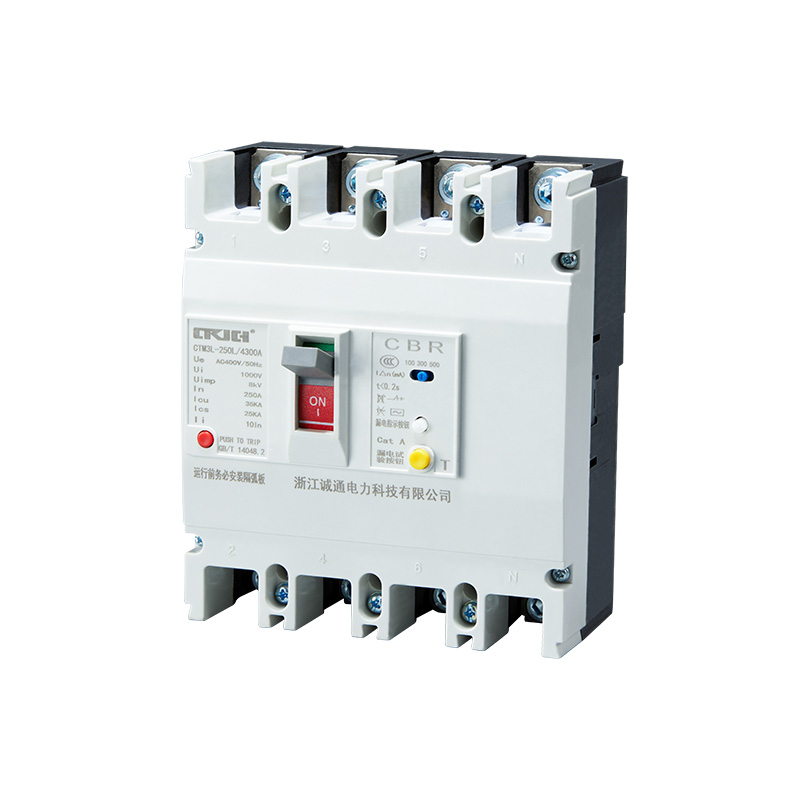 CTM3L Series 3 Pole Moulded Case Leakage Circuit Breaker